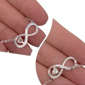 Best‎ Friends infinity necklace with engraving